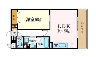 志賀本通駅 徒歩12分 4階の物件間取画像